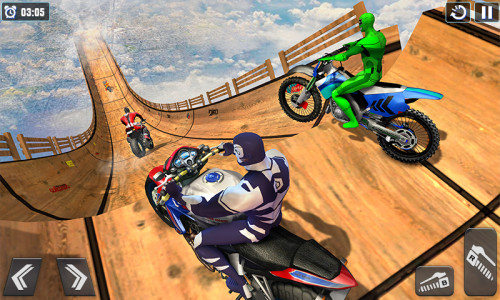 اسکرین شات بازی Superhero GT Bike Racing Stunt 2