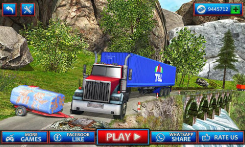 اسکرین شات بازی Uphill Cargo Transport Truck Driver 2019 1