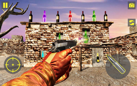 اسکرین شات 3 بازی Sniper Gun Bottle Shooter 2023