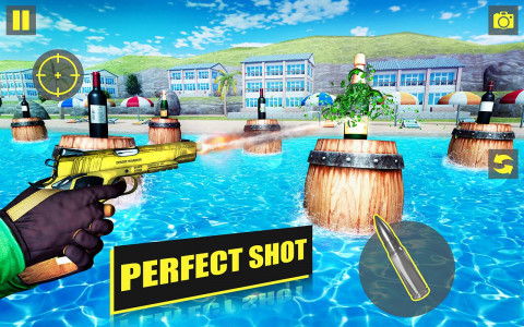 اسکرین شات بازی Sniper Gun Bottle Shooter 2023 4