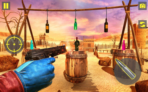 اسکرین شات 5 بازی Sniper Gun Bottle Shooter 2023