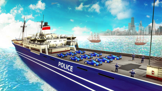 اسکرین شات بازی Police Car Transporters Games 5