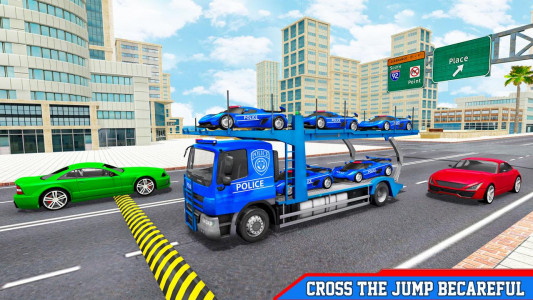 اسکرین شات بازی Police Car Transporters Games 3