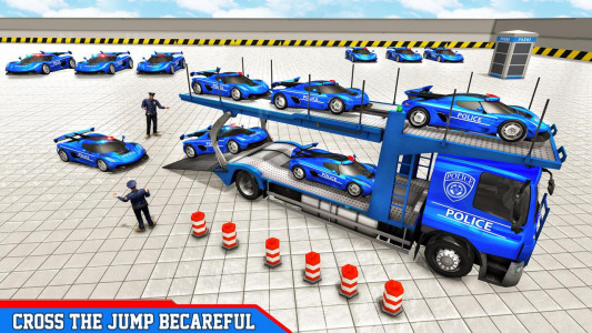 اسکرین شات بازی Police Car Transporters Games 2