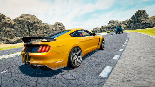 اسکرین شات برنامه Sports Car Racing Games 4