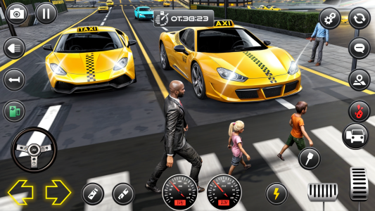 اسکرین شات 7 بازی Crazy Car Taxi Simulator