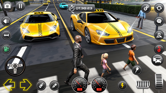 اسکرین شات بازی Crazy Car Taxi Simulator 7