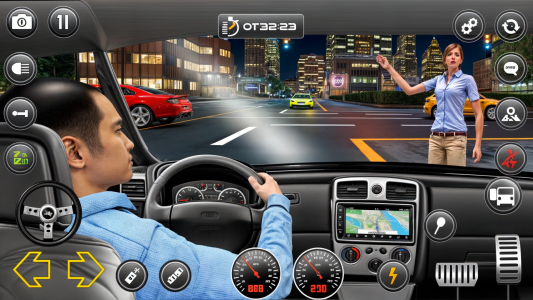 اسکرین شات 2 بازی Crazy Car Taxi Simulator