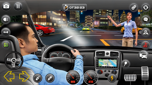 اسکرین شات بازی Crazy Car Taxi Simulator 2