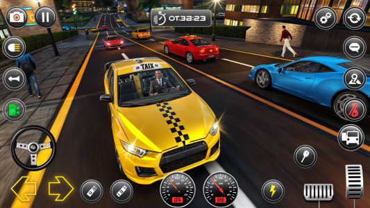 اسکرین شات 5 بازی Crazy Car Taxi Simulator