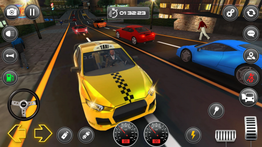 اسکرین شات بازی Crazy Car Taxi Simulator 5