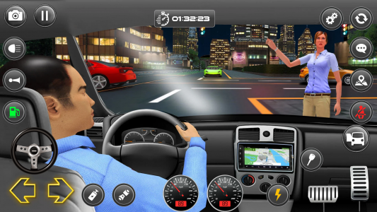 اسکرین شات بازی Crazy Car Taxi Simulator 2