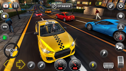 اسکرین شات بازی Crazy Car Taxi Simulator 5