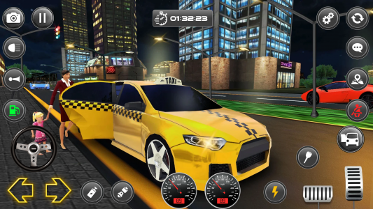 اسکرین شات بازی Crazy Car Taxi Simulator 3