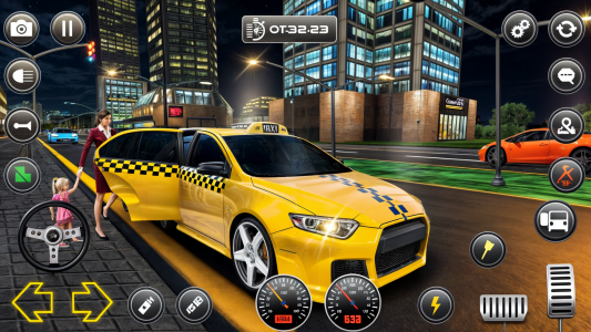 اسکرین شات بازی Crazy Car Taxi Simulator 3