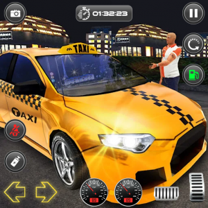 اسکرین شات بازی Crazy Car Taxi Simulator 1