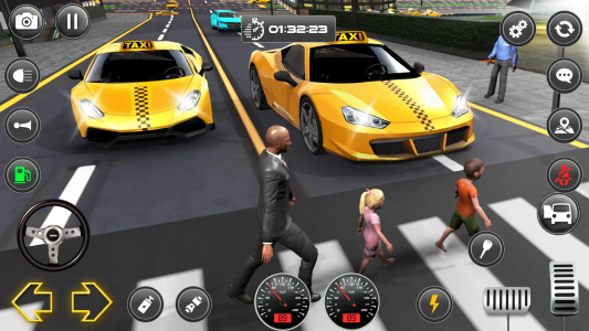 اسکرین شات بازی Crazy Car Taxi Simulator 7