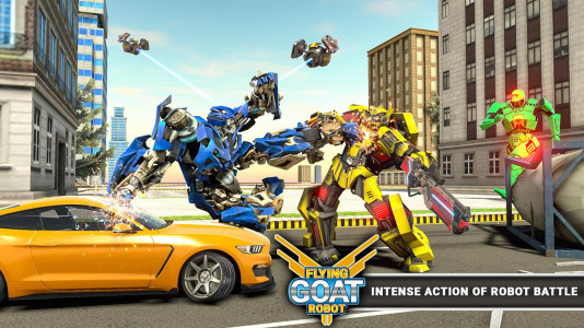 اسکرین شات بازی Goat Robot Car Transform Games 2