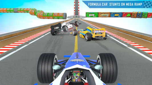 اسکرین شات برنامه Formula Car Stunts Racing- Gt Ramp Car Stunt Games 5