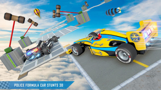 اسکرین شات برنامه Formula Car Stunts Racing- Gt Ramp Car Stunt Games 8