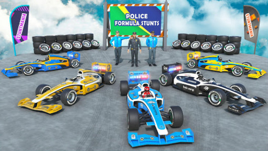 اسکرین شات برنامه Formula Car Stunts Racing- Gt Ramp Car Stunt Games 6