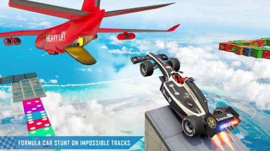 اسکرین شات برنامه Formula Car Stunts Racing- Gt Ramp Car Stunt Games 3
