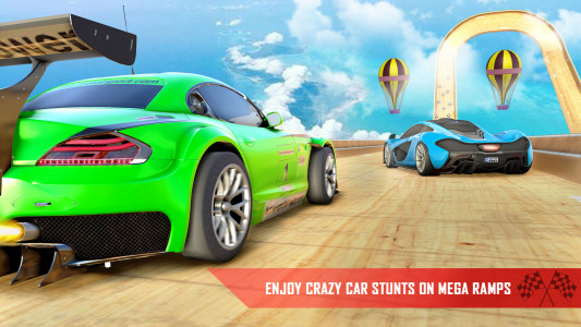 اسکرین شات برنامه Crazy Ramp Stunt: Car Games 1