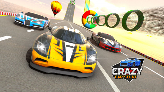 اسکرین شات برنامه Crazy Ramp Stunt: Car Games 3