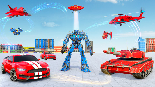 اسکرین شات برنامه Tank Transform War Robot Game 1