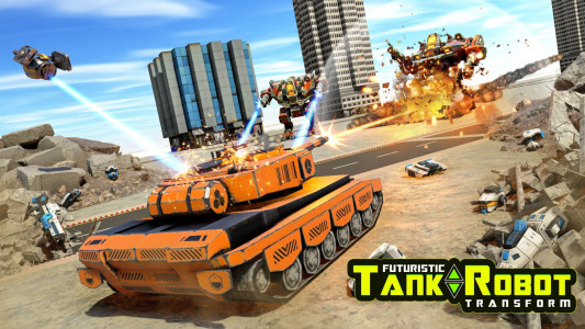 اسکرین شات برنامه Tank Transform War Robot Game 2