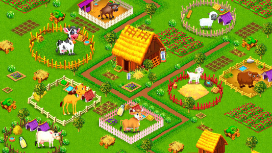 اسکرین شات 2 بازی Dairy Farming: A Milking Game