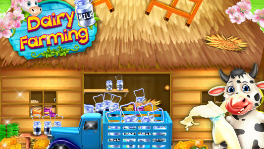 اسکرین شات 1 بازی Dairy Farming: A Milking Game