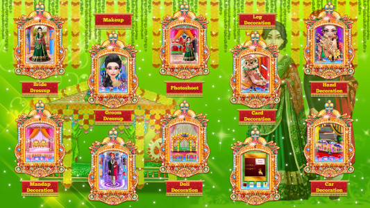 اسکرین شات 6 برنامه Cute Girl Wedding Game