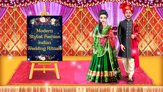 اسکرین شات 1 برنامه Cute Girl Wedding Game