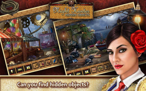 اسکرین شات بازی Hidden Object Games Free 100 levels :Night Hunter 2