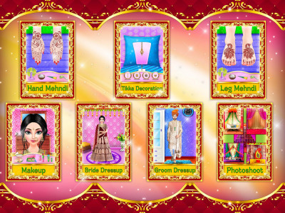 اسکرین شات برنامه Bridal Makeup Dress Up Games 3