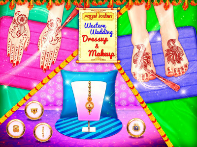 اسکرین شات برنامه Bridal Makeup Dress Up Games 4