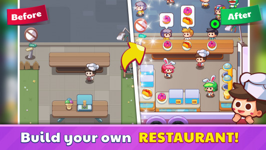 اسکرین شات 1 بازی Food Story: Idle Games