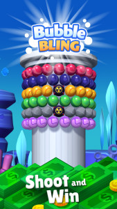 اسکرین شات 1 بازی Bubble Bling: Win Real Money