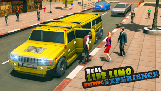 اسکرین شات بازی Big City Limo Car Driving Simulator : Taxi Driving 1