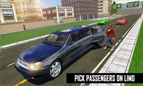 اسکرین شات بازی Big City Limo Car Driving Simulator : Taxi Driving 8