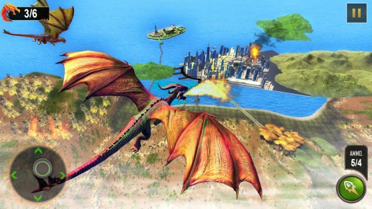 اسکرین شات بازی Flying Dragon Hunting Simulator Games 5