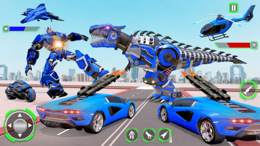 اسکرین شات بازی Dino Car Robot: Robot Games 1