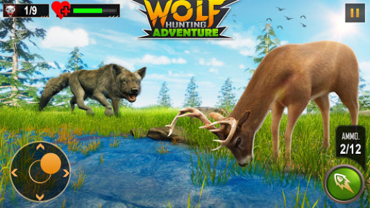 اسکرین شات برنامه Wild Wolf Hunting Adventure: Animal Shooting Game 4