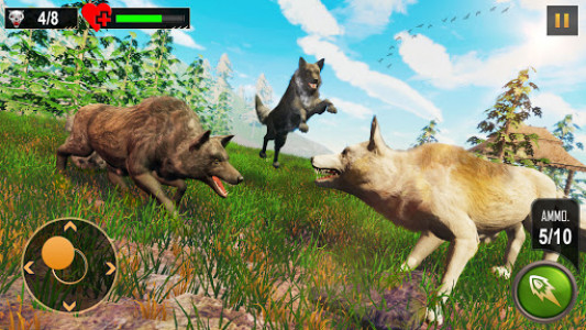 اسکرین شات برنامه Wild Wolf Hunting Adventure: Animal Shooting Game 2