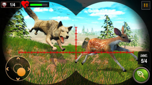 اسکرین شات برنامه Wild Wolf Hunting Adventure: Animal Shooting Game 1