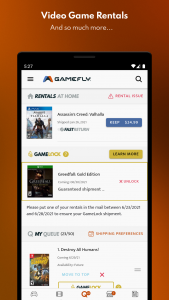 اسکرین شات برنامه GameFly 1