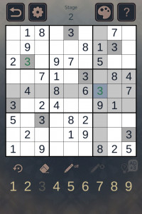 اسکرین شات 6 بازی Wolf And Moon : Sudoku