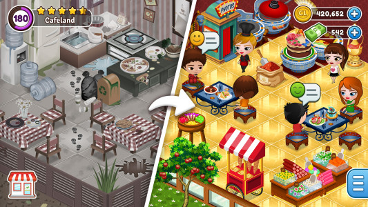 اسکرین شات بازی Cafeland - Restaurant Cooking 4