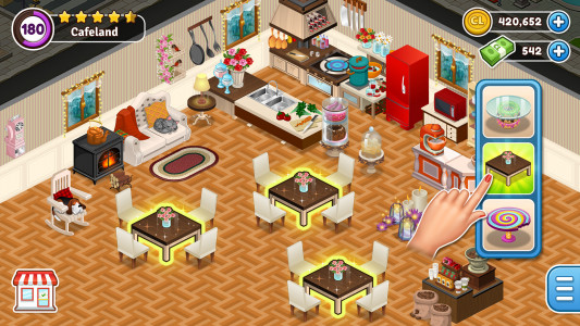 اسکرین شات بازی Cafeland - Restaurant Cooking 2